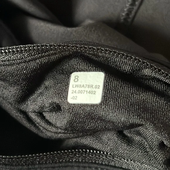 Lululemon PACE RIVAL MR SKIRT *REGULAR LENGTH IN BLACK SZ 8 NWT - Picture 8 of 8